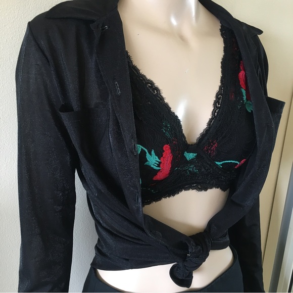 Lingerie set floral embroidered - Picture 3 of 13